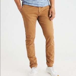 Lot of THREE khaki pants from American Eagle & Gap